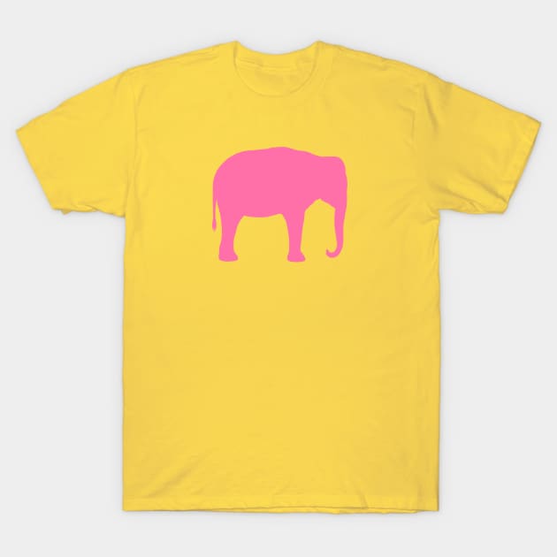 Pink Elephant T-Shirt by Coffee Squirrel